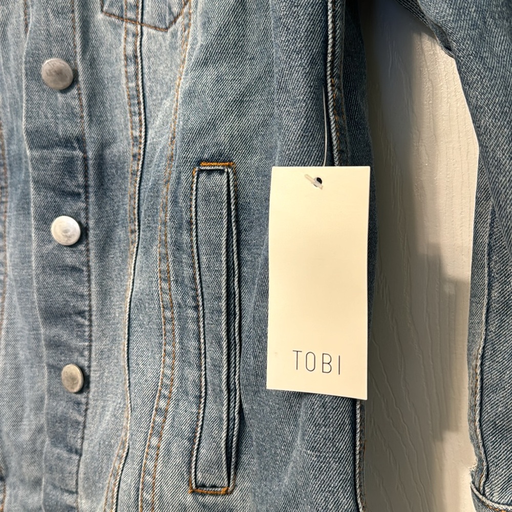 Distressed Jean Jacket - Picture 2 of 3